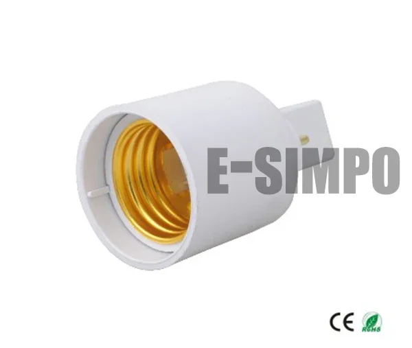 Acouto Adattatore Lampada Da B22 A E27 (5 Pezzi) - Convertitore Maschio/Femmina In PC Ignifugo, Portalampada Per Lampadine E27