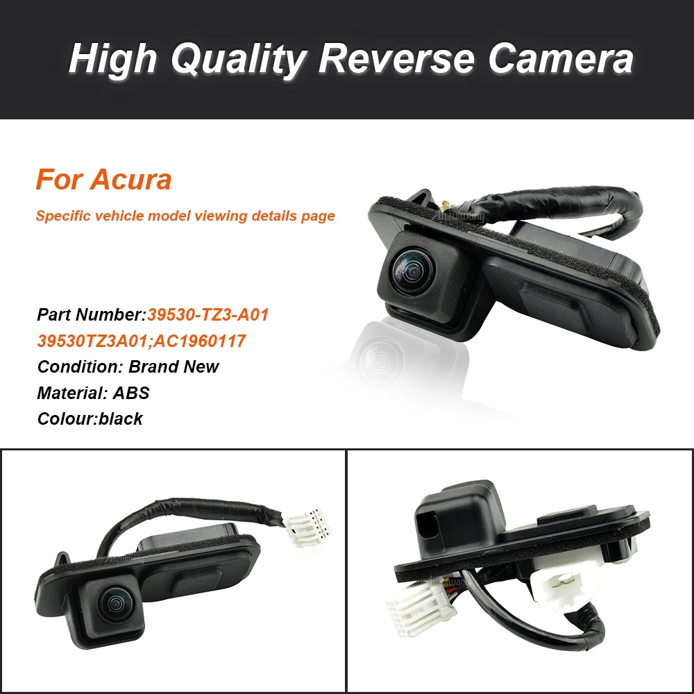 

Rear View Camera Reverse Parking Assist Back Up Camera For Acura TLX 2015-2020 39530TZ3A01 39530-TZ3-A01