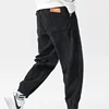 Baggy Corduroy Sweatpants Men Solid Color Casual Autumn Winter Tech Fleece Sport Loose Joggers Harem Pants Male Long Trousers 3