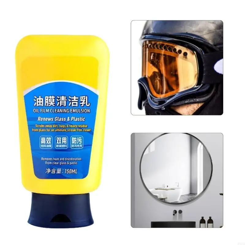 P82B Oil Film Cleaning Emulsion Oil Film Remover Vehicle Cleaner for Car window & Interiors Maintains Clean & New Appearance