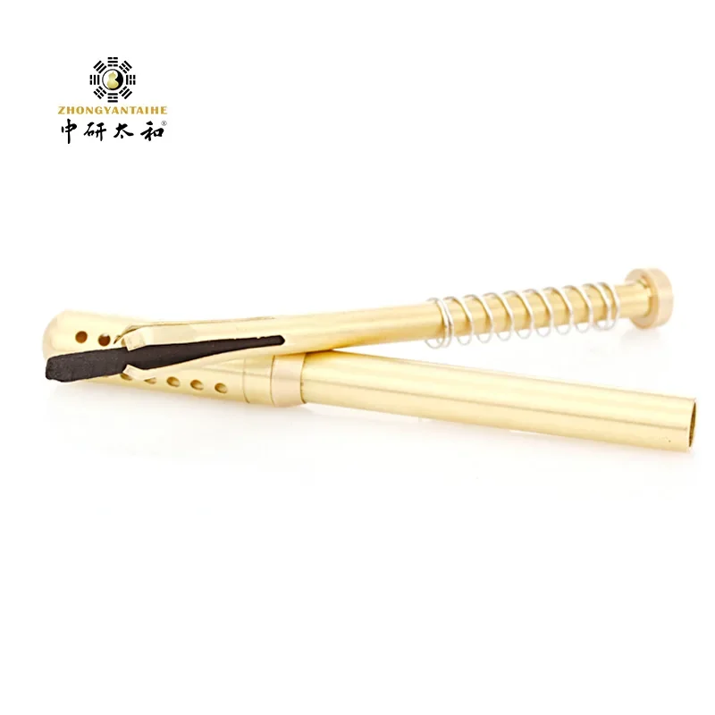 ZHONGYAN TAIHE Copper Moxibustion Rod Back Moxibustion Massage Stick Rotary Massage Heating Acupuncture Point Cure Pain