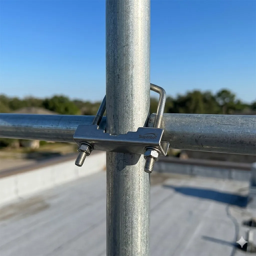 Metal U Bolt Clamp for Mast Support