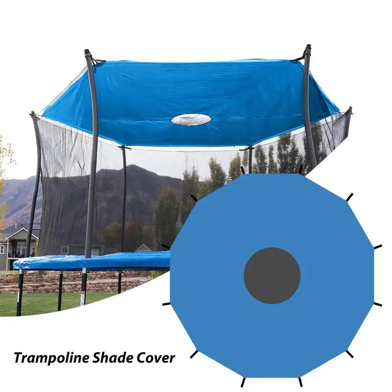 6 8 10 12 14 16 Feet Trampoline Cover Rainproof Trampoline Shade Cover Sun Protection Roof Outdoor Backyard