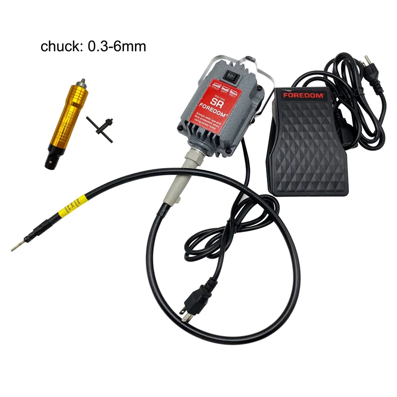 Sr moedor flexshaft rotativo motor de suspensão foredom conjunto