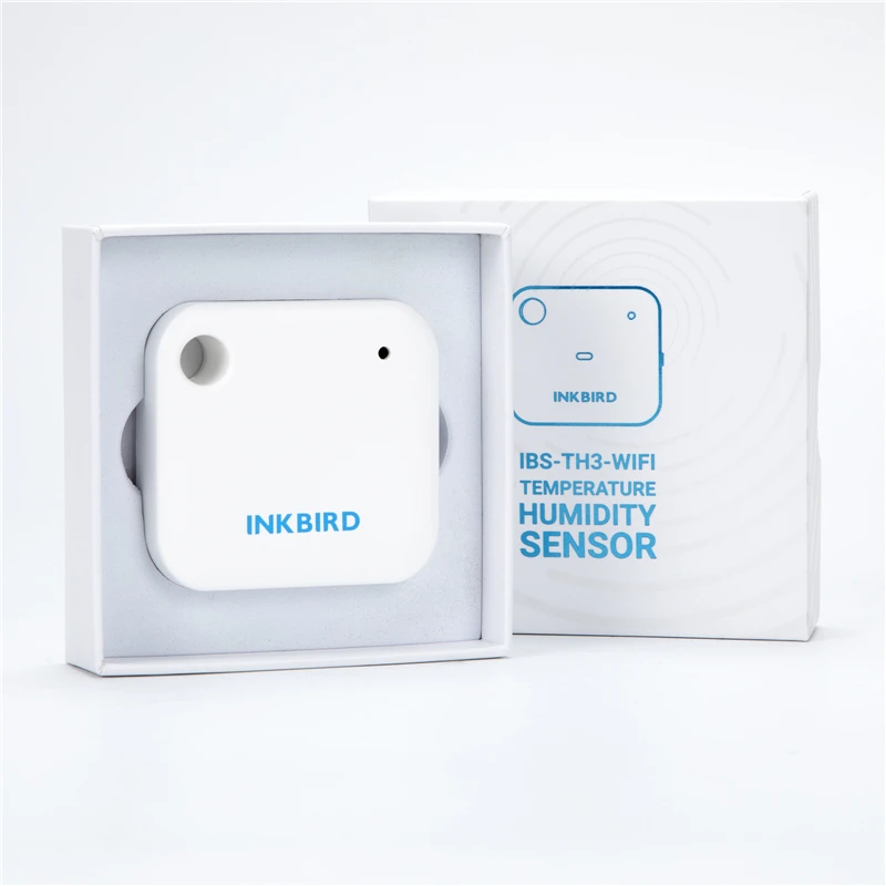 INKBIRD Wi-Fi Smart Sensor for Real-Time Temperature Humidity Monitor Data Logger for Refrigerators, Reptile Terrariums,Cellars