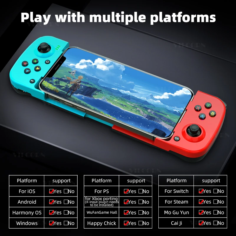 D3 Wireless Bluetooth-compatible Stretchable Gaming Controller 2