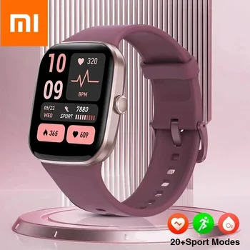 Xiaomi 2025 Waterproof Sport Women Watch Fitness Smartwatch 2025 Men GPS sports band PK Amazfit GTR 4 Bluetooth call Smart Watch