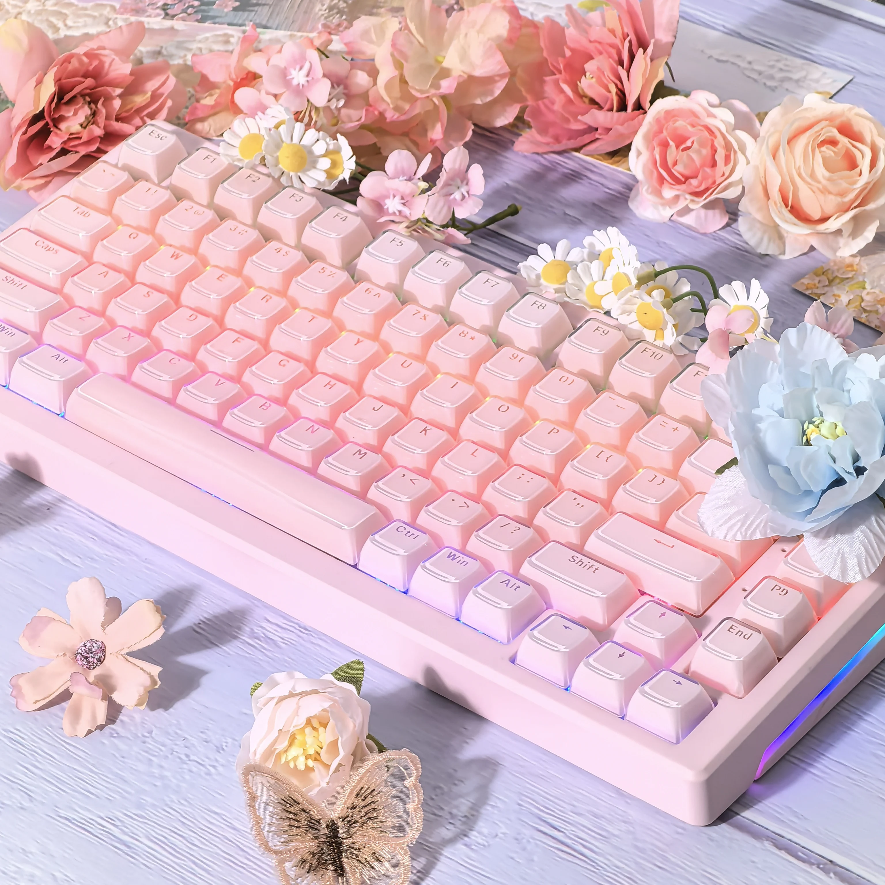YMDK Keycap In Metallo A Forma Di Artiglio Di Gatto, Per Tastiera