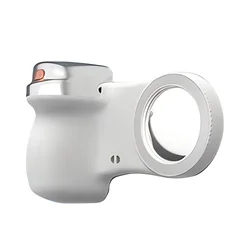 Magnetic DSLR - Style Remote Control Phone Camera Grip (White Hand Grip)