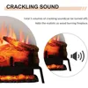 24" Free Standing Electric Fireplace Log Set Insert, 750W/1500W Heater, 6 Flame Colors with 5 Brightness, Crackling Sound 5