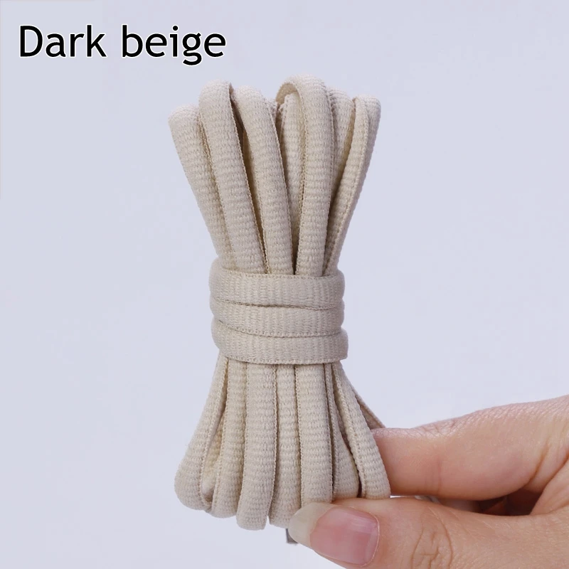 Durable Oval Athletic Shoe Laces - Fade-Resistant Half Round Strings