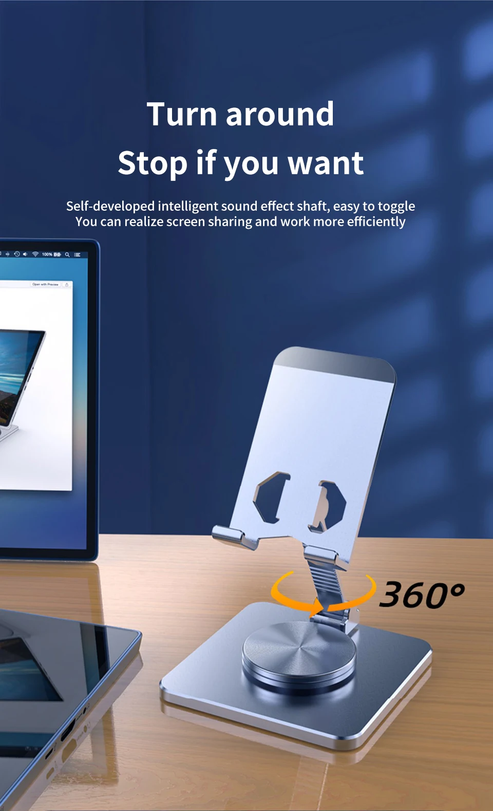 New Aluminum Alloy Mobile Phone Holder Tablet Support Portable 360 Degree Rotatable Folding Stand Universal Desktop Lazy Bracket 4 S693bdb5948934b6b953cdc250d43e6903