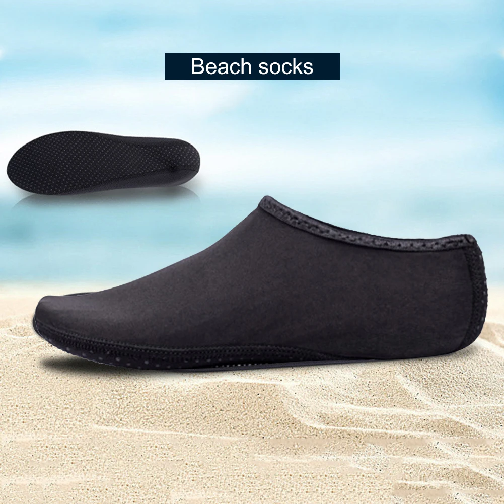 Men Women Swimming Non-slip Shoes Pure Color Summer Beach Pool Diving Socks water shoes diving socks aqua shoes