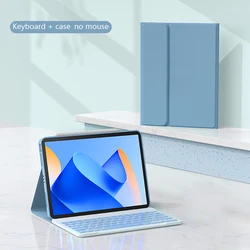 Enhanced Wireless Bluetooth Keyboard and Mouse Combo with Protective Case for MatePad Pro 11 (B ice Blue NO mouse)