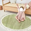 Bedroom Carpet Children's Bedside Floor Mat Round Pink Cute Girl Home Decoration Rug Machine Washable Carpets Kids Rugs 침실 카펫 2