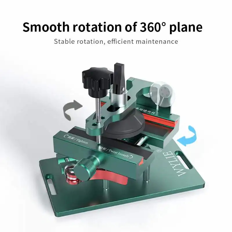 Mobile Phone Clamp WYLIE Rotating Fixture Clamp Holder Anti-slip For Iphone Samsung Huawei Smartphone Remove the Back Cover Glass