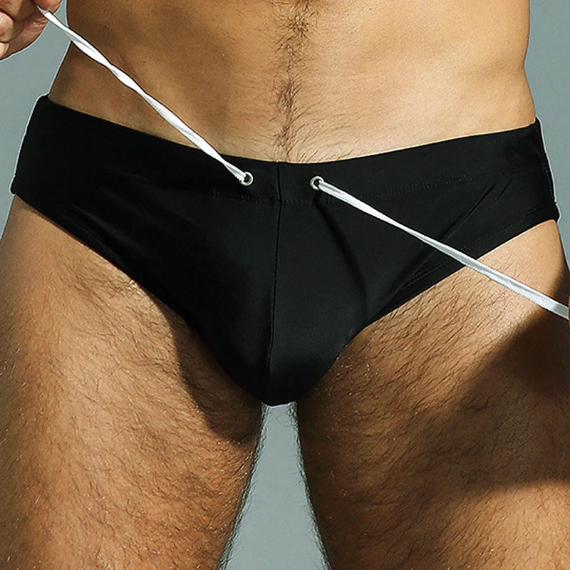 Mens Swimwear Sexy Briefs Swimsuits Trunks Beachwear Summer Surf Board Wear Men Swimming Brief Bikini Underwear Spa Underpants - 5