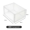Installation-free Folding Shoe Box Transparent Brand New Acrylic Thickened Shoe Box Home Shoe Storage Supplies Sneaker Box 5