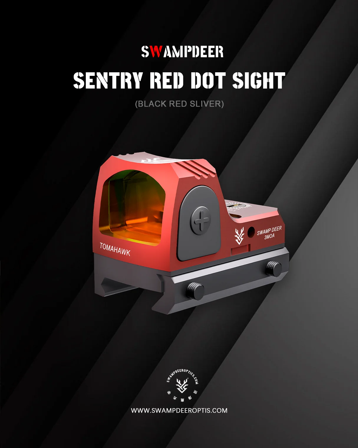 

SWAMP DEER Sentry Tactical Hunting Red Dot Sight Glock Airsoft Pistolas Armas Red Dot Sight Collimator Hunting Glock