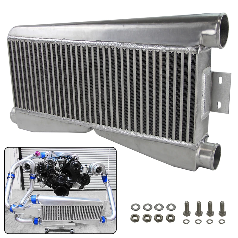 thumbnail image 2 of PKSABB Universal Twin Turbo Intercooler Bar&Plate Custom (2 In/1 2 of 9