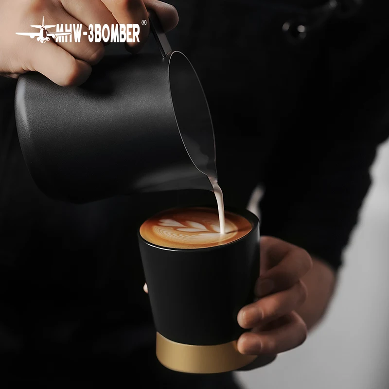 Elegant Morandi Ceramic Coffee Cup - 240ml
