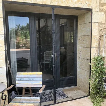 TYFM Black Strong Magnetic Big Door Screen Mosquito Net Door Curtain Customized Size Mosquito Control Invisible Outdoor Pavilion
