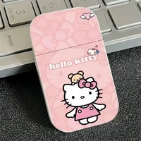 Mini Kawaii Cute Lighter for Ladies Windproof Pink Flame Cigarette Lighter Refillable Butane Gas Lighters Smoking Accessories 2