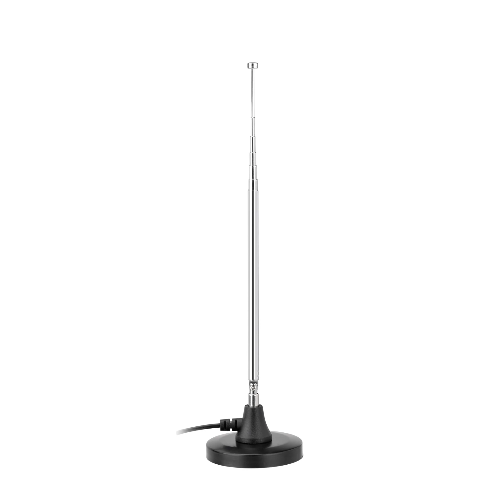 Portable Telescopic FM Radio Antenna with Magnetic Base