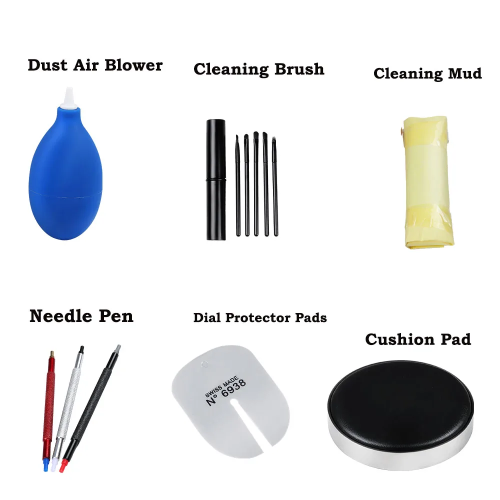 Comprehensive Watch Repair and Maintenance Kit with Enhanced Cleaning Accessories