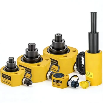 Multi stage Low Height Hydraulic Cylinder Jack Ram Portable Hydraulic Lifting Jack Split Hydraulic Booster for Machinery Bridge 1