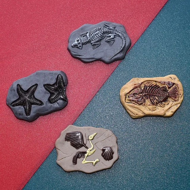 4Pcs Mini Simulation Dinosaur Fossil Model Dollhouse Micro Landscape Miniatures Crafts Decorations Dolls House Ornament Toy 4