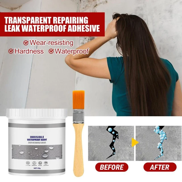 Water Proof Glue Invisible Waterproof Glue With Brush Waterproof Adhesive  Transparent Insulation Sealant Anti-Leakage Agent - AliExpress
