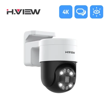 H.View Cctv Security Poe Ip Camera Ptz 5Mp 8mp 4K Dome Outdoor Audio Video Surveillance For Nvr System Xmeye 1