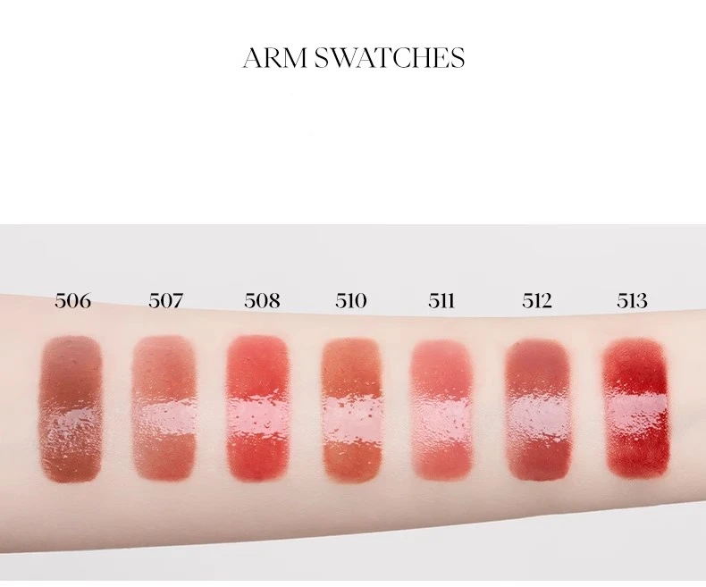 Joocyee Glazed Rouge Upgrade Crystal Frozen Film Version Moisturize Glass Lipstick Lip Makeup Smoky Longlasting Lipstick