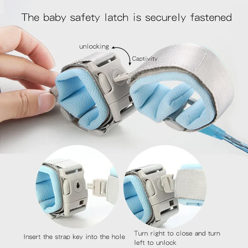 Adjustable Safety Wrist Leash with Locking Feature