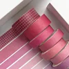 8Pcs/box Pure Color Basic Style Decoration Washi Masking Tape Creative Scrapbooking Stationary School Supplies 4