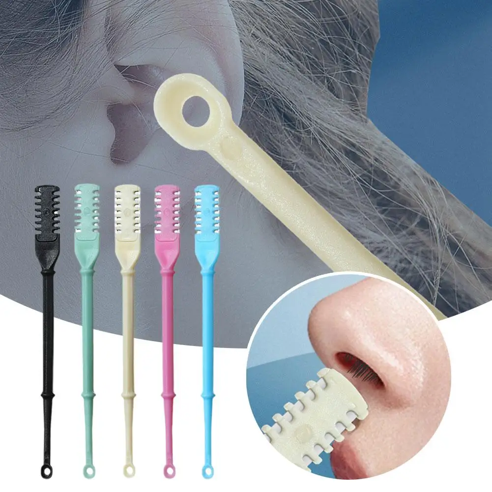 

Double-ended Nose Knife Manual Nose Hair Trimmer Portable Trimmer Hair Shaving Nose Scoop Ear Men Scraper Hair Neus C4U7