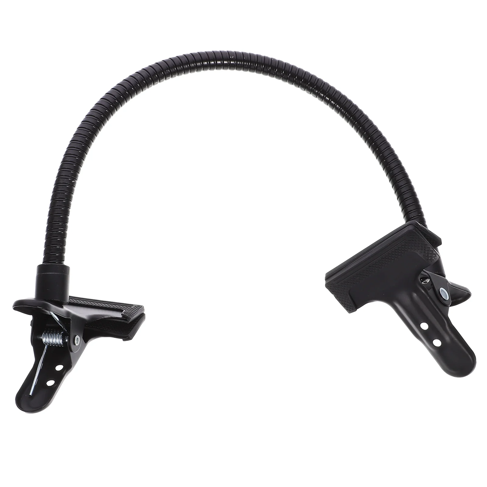 Double Head Metal Clamp Flexible Gooseneck Tube Background Holder Lighting Stand Bracket Camera Photo Accessory