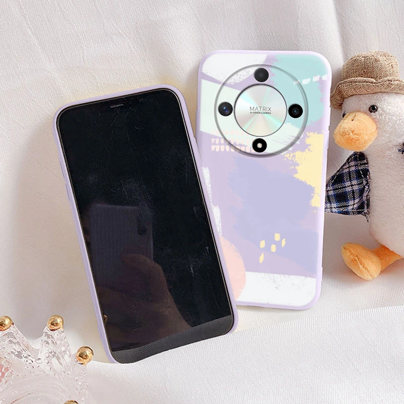 Cute Cat Silicone Soft Back Case with Lovely Cartoon Design