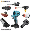 Brushless Electric Treasure Multitool Tools Oscillating Tool Driver for MAKITA Chainsaw Drill Jig/Reciprocating Saw No battery 1