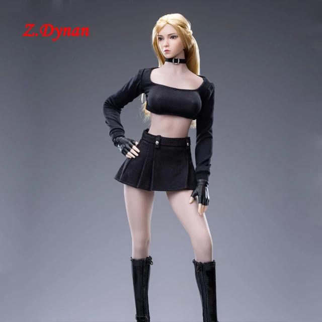 New 1/12 Female Soldier TBL Figma Shf Body Figure Clothes Open