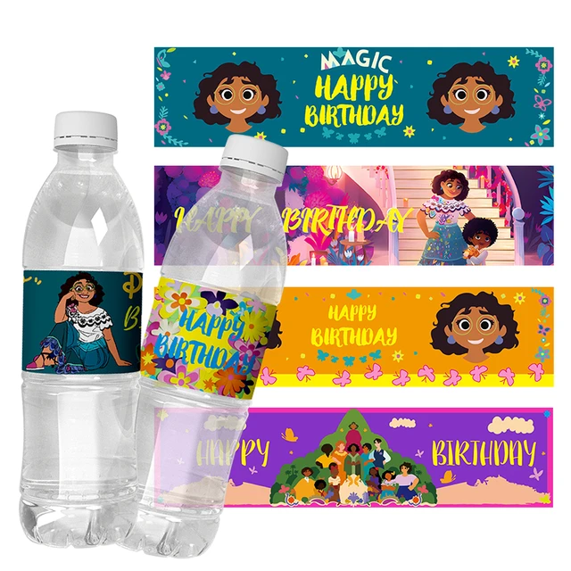 6pcs Disney Moana Custom Water Bottle Labels Kids Birthday Party Water  Bottle Wrappers Decoration Supplies Custom Labels Sticker - Party & Holiday  Diy Decorations - AliExpress