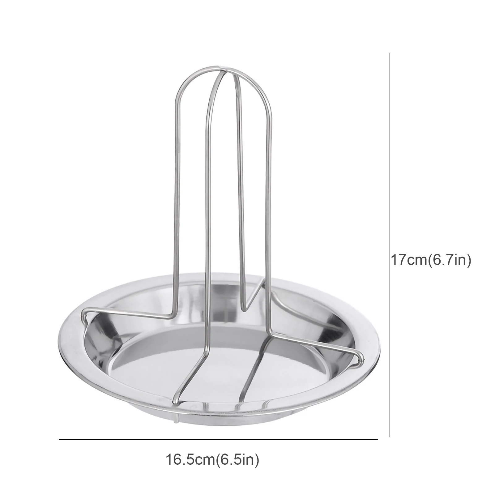 Roasting Grill Stand Chicken Roaster Rack Kitchen Outdoor BBQ Tools Carbon Steel Non-stick Grilled Chicken Plate