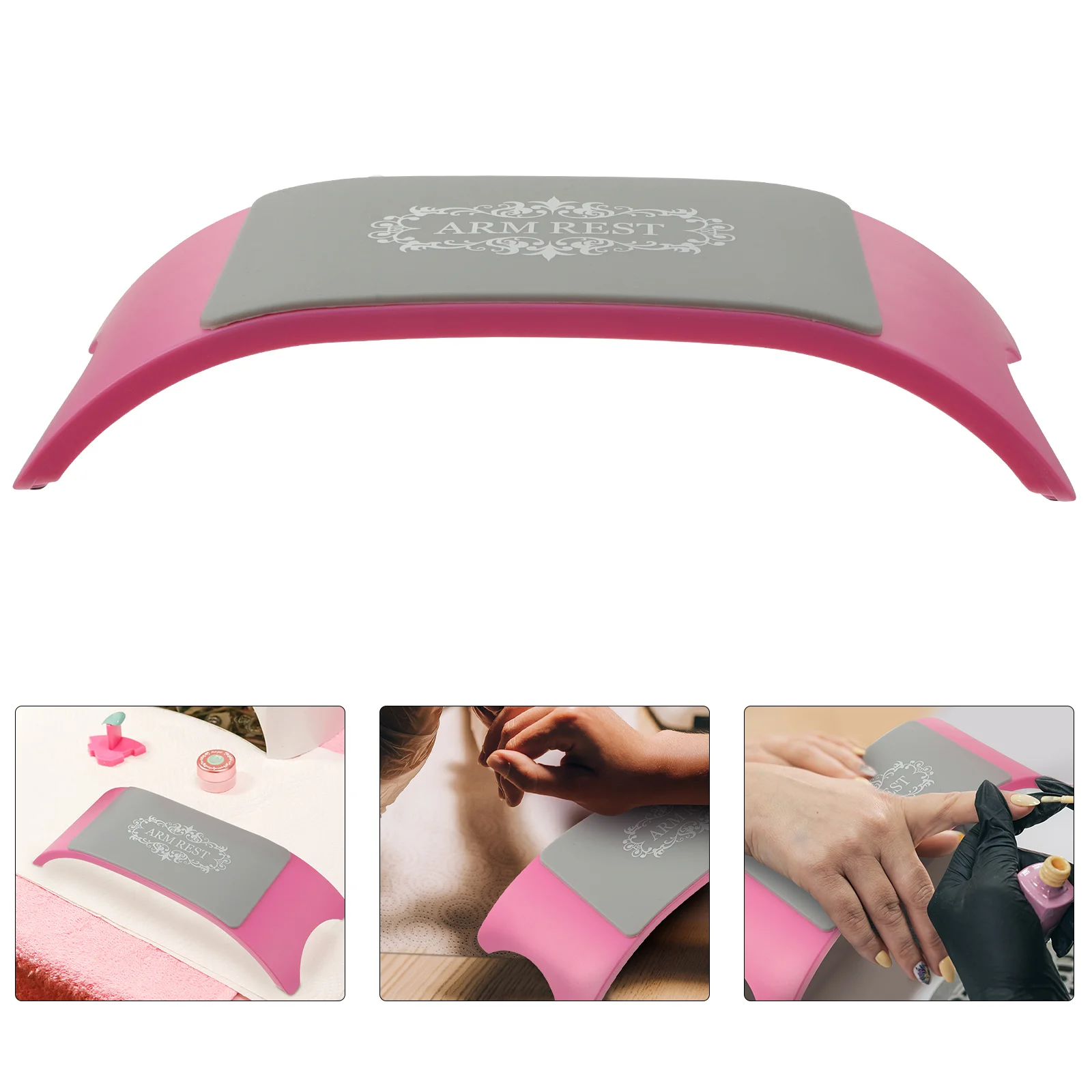 

Desk Nail Silicone Hand Pillow Rest Cushion Abc Compound Manicure Holder