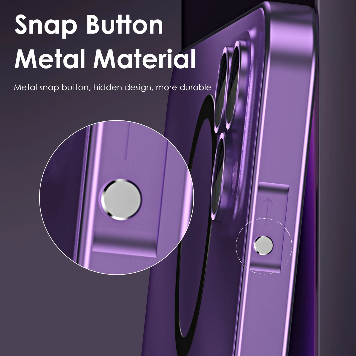 Aluminum Case For IPHON 12 13 14 15 Pro Max Plus Magnetic Metal Phone Cover With Lens Film Protection metal phone case