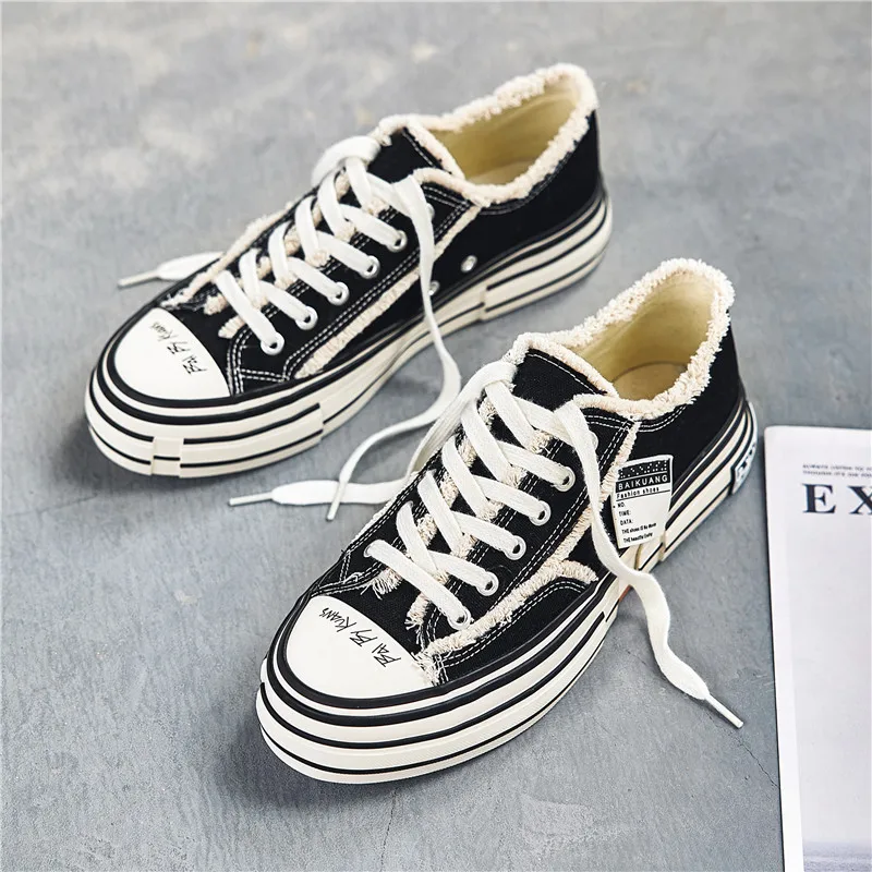 Men Canvas Shoes Sneakers Fashion Trainers Students Casual Shoes Vulcanized Shoes 2023 Spring New Tenis Masculino Mens Footwear 6