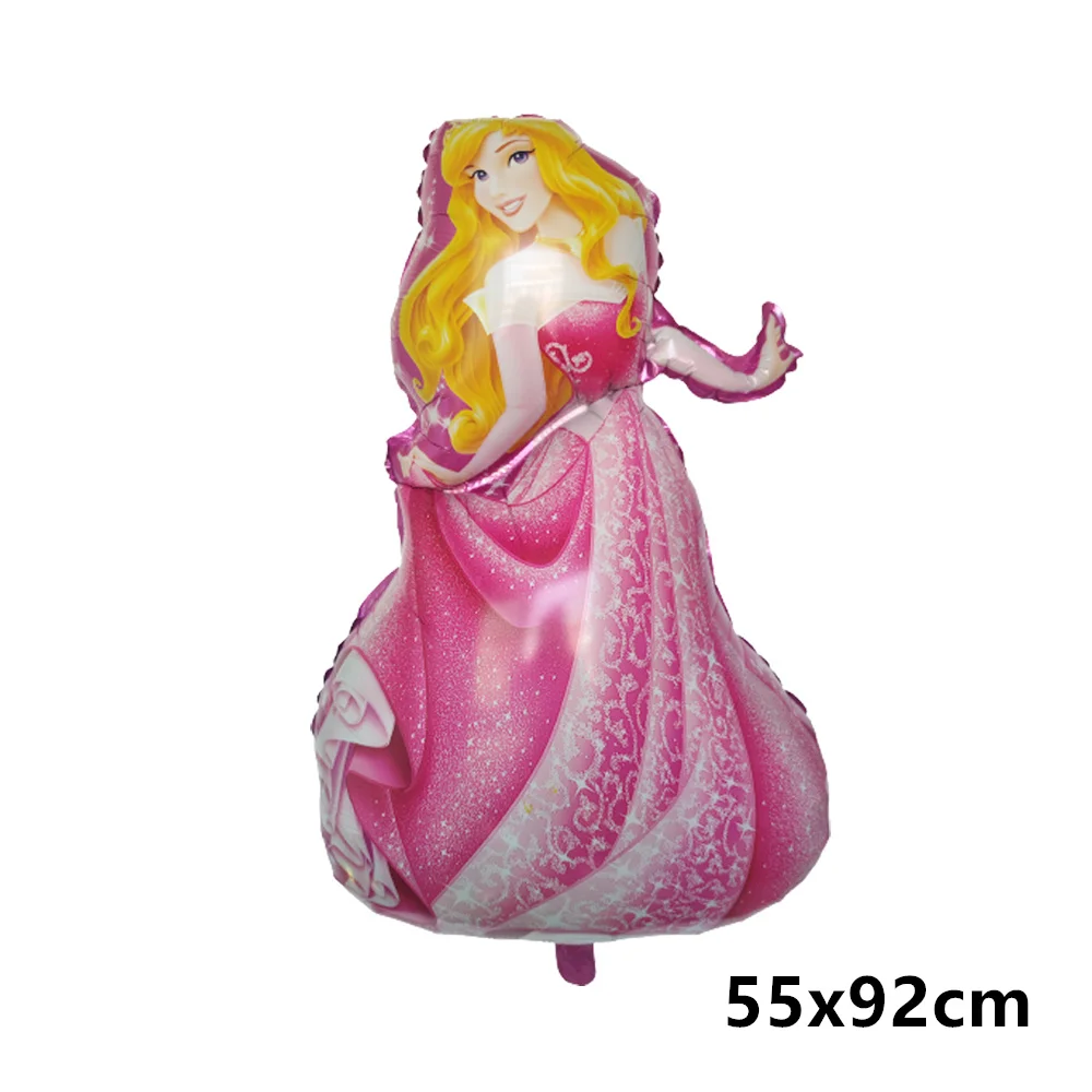 Great Cinderella Snow White Bell Elsa Princess Foil Balloons Baby Shower Girl Birthday Party Decorations Kids Helium Balls Toys