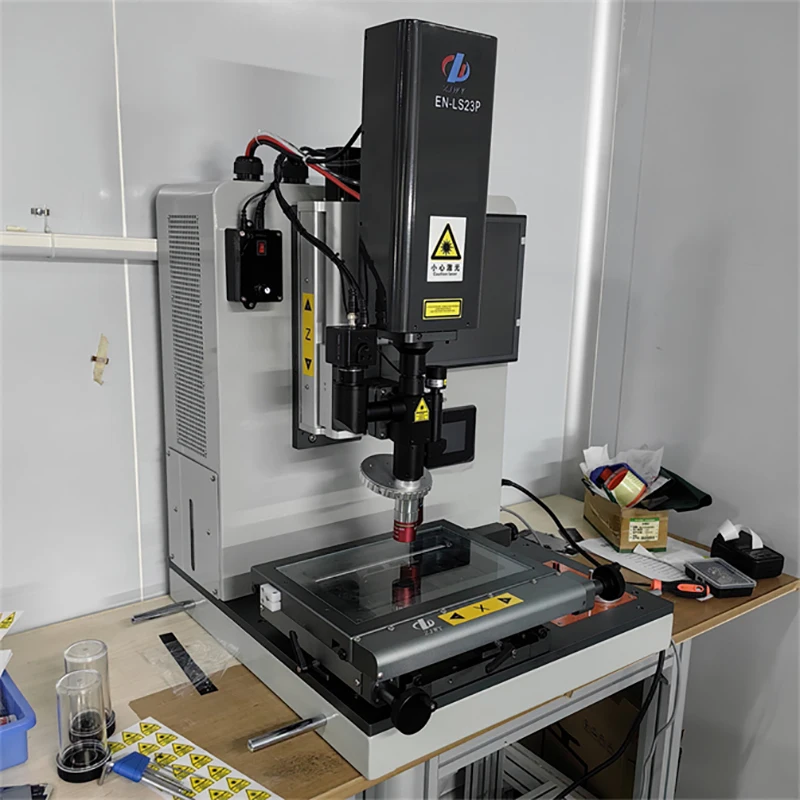 ZJMY SeparatedEN-LS23P OLED LCD circuit ITO Conductive Coating Restore Pulsed Laser Welder with EN-580 4C flex cable machine 4