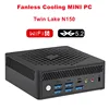 SZBOX Fanless Cooling MINI PC Twin Lake N150 Windows 11 Pro DDR4 NVME SSD WIFI 6 BT 5.2 Dual Lan 1000M Desk Office Mini Pc 1
