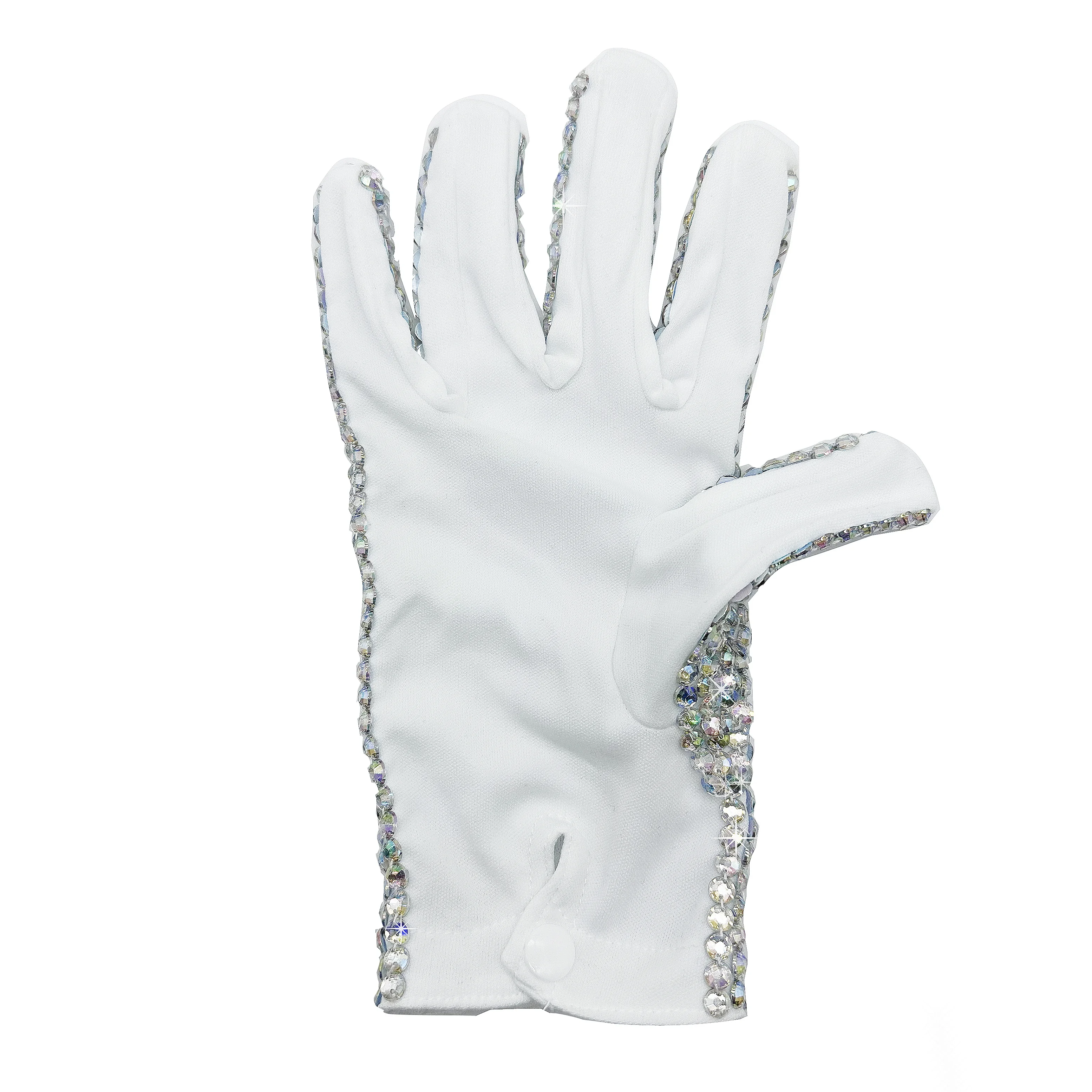Rare Michael Jackson Laser Diamond Crystal Glove -Handmade Artware-for Collection Imitator